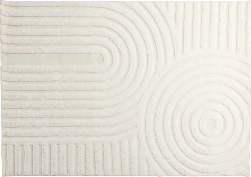Moquette Nikita Blanc par Venture Design : Tapis Doux en 200x300 cm