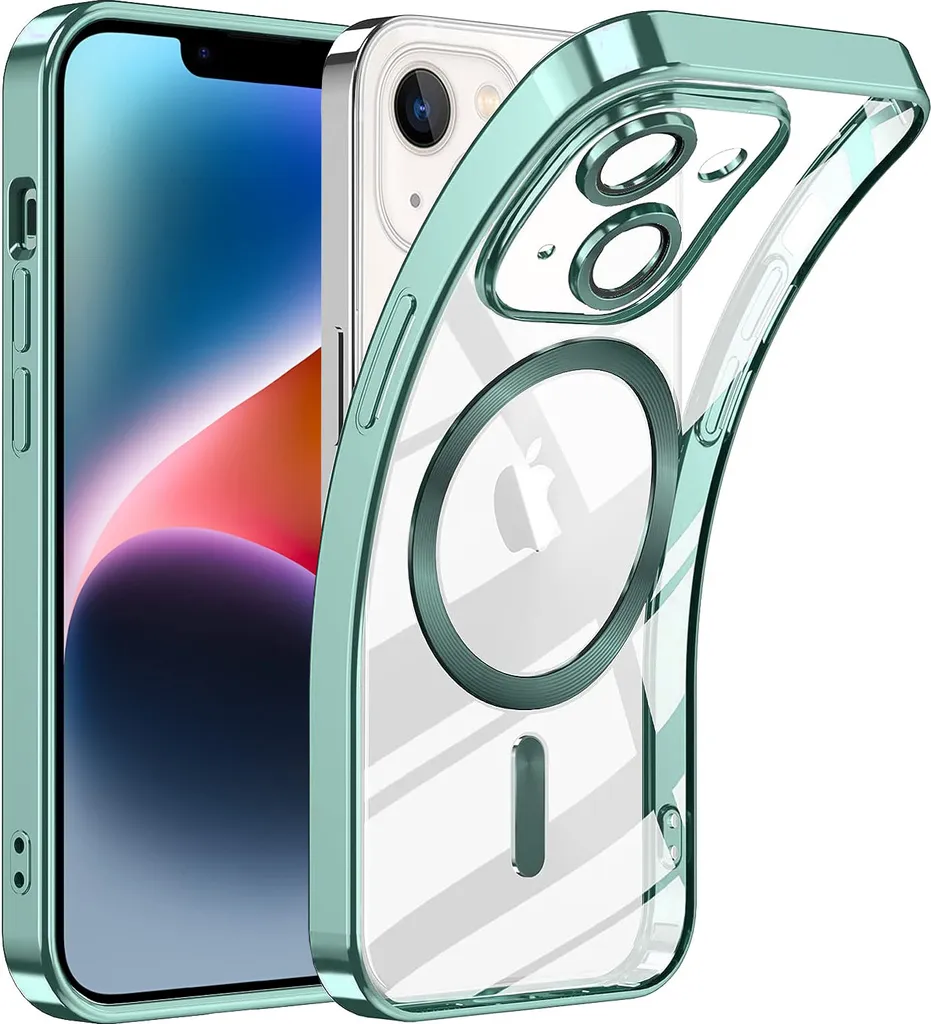 Custodia Magnetica iPhone 14 Trasparente Ultra Sottile MagSafe