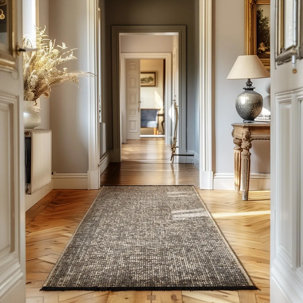Teppium Tapis de Couloir Kilim Beige 80x150 cm Boho Vintage Lavable