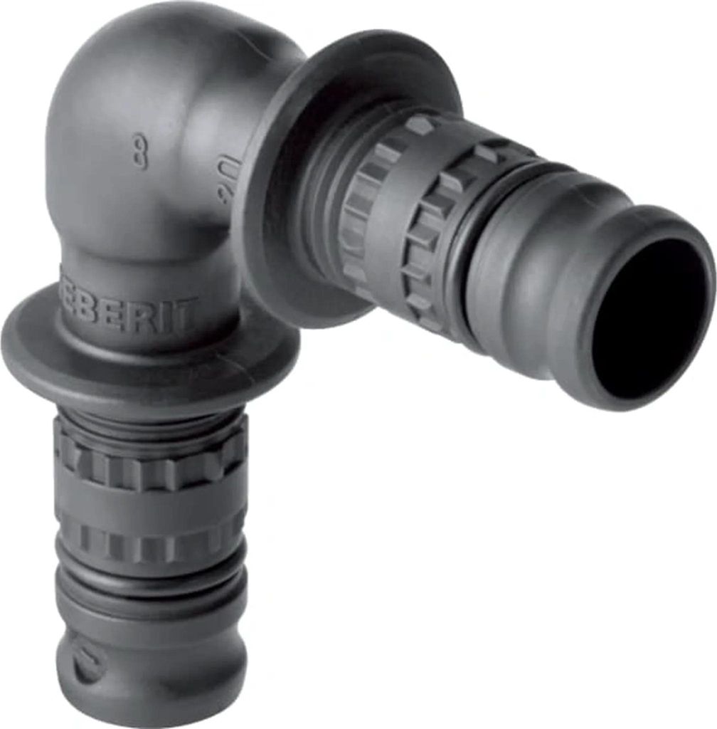 Geberit GE Mepla, koleno, PVDF, 90 stupňov, Ø 16 mm, 1 kus. Obrázok produktu 