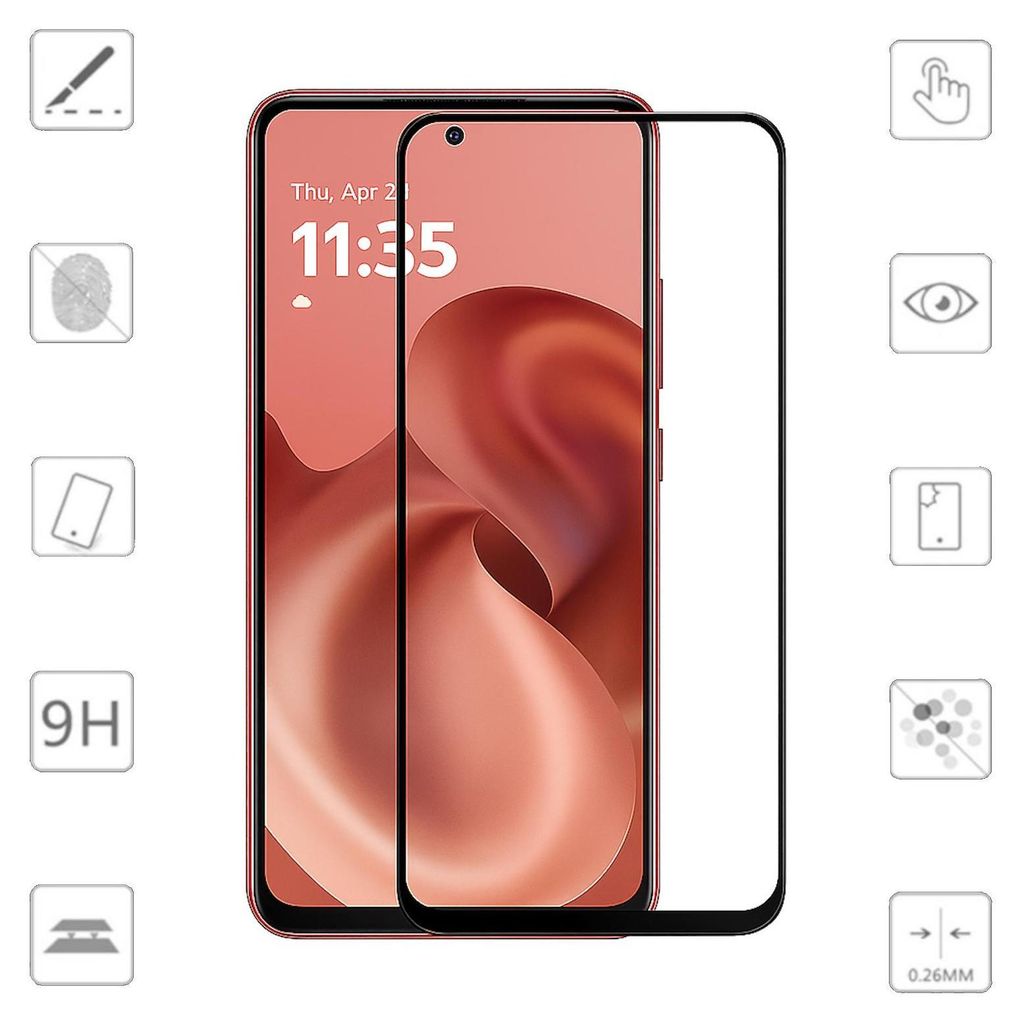 Pre Motorolu Moto G86 5G 1x 3D Premium Full 9H 0,3mm Obrázok produktu 