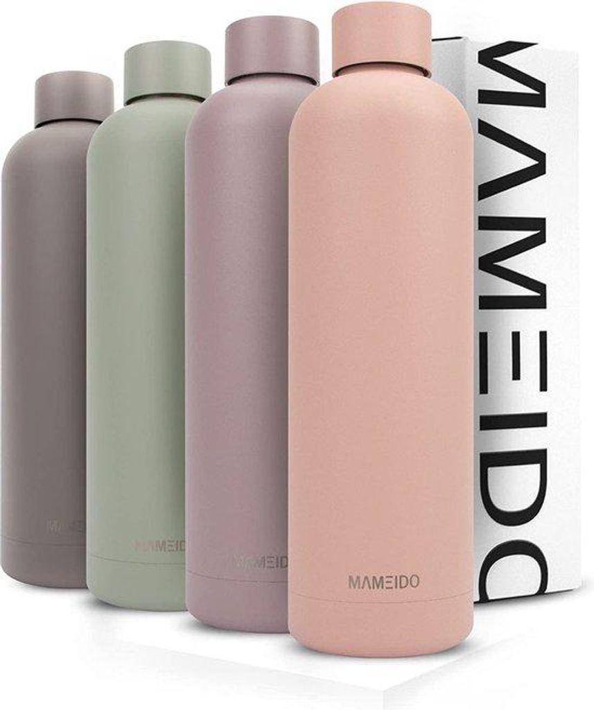 Edelstahl-Thermosflasche 750ml rosa BPA-frei