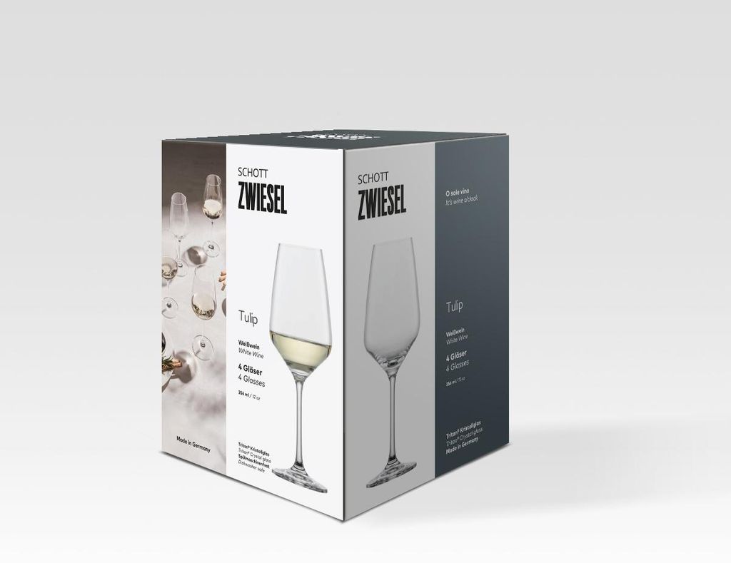 Schott Zwiesel Weißweingläser Tulpe - 356 ml - 4 Stück Produktbild 