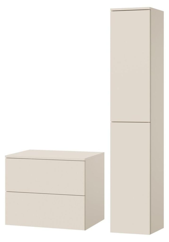 Badkamer set, 2-delig: Onderkast + Hoge kast, kleur Productafbeelding 