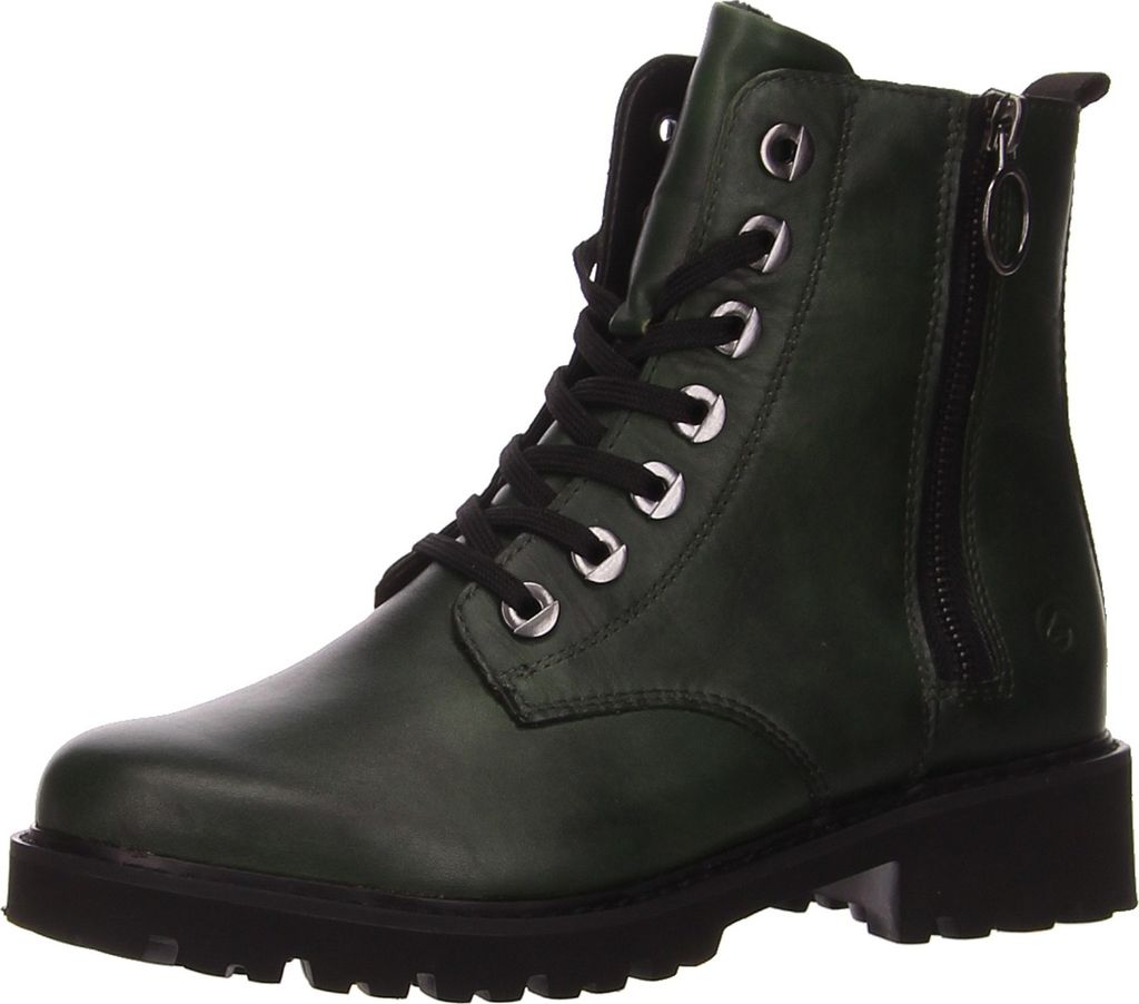 Remonte Schnürstiefel Kaltfutter in grün, Gr. 42