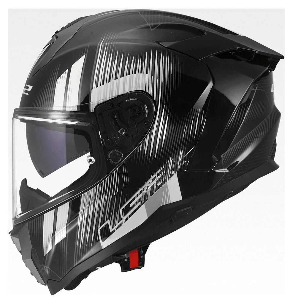 Motorradhelm CHALLENGER II NITRO Schwarz Grau, M