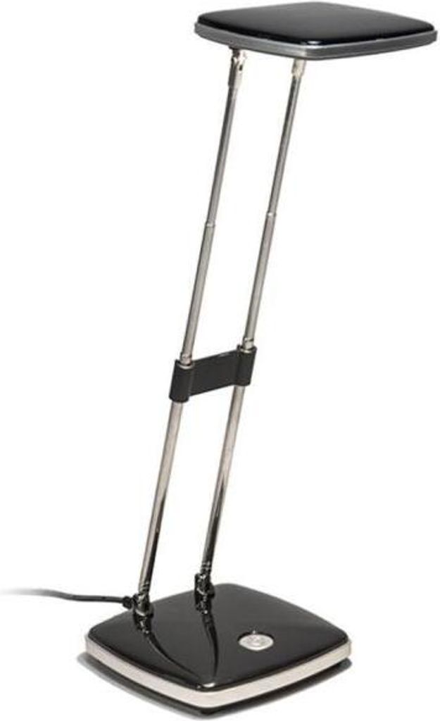 LED Schreibtischleuchte schwarz / Höhenverstellbar / Kopf Produktbild 