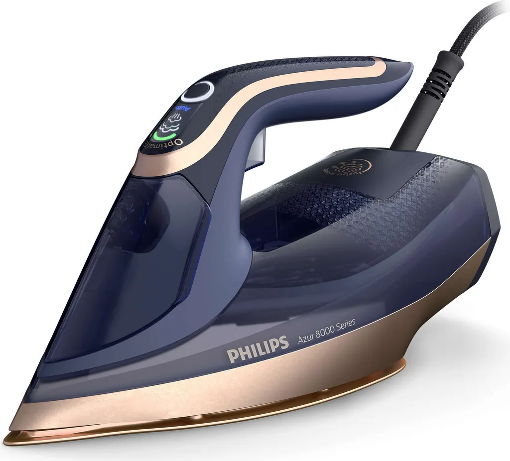 Fer à Repasser Philips Azur Haute Performance pour Linge Difficile Noir