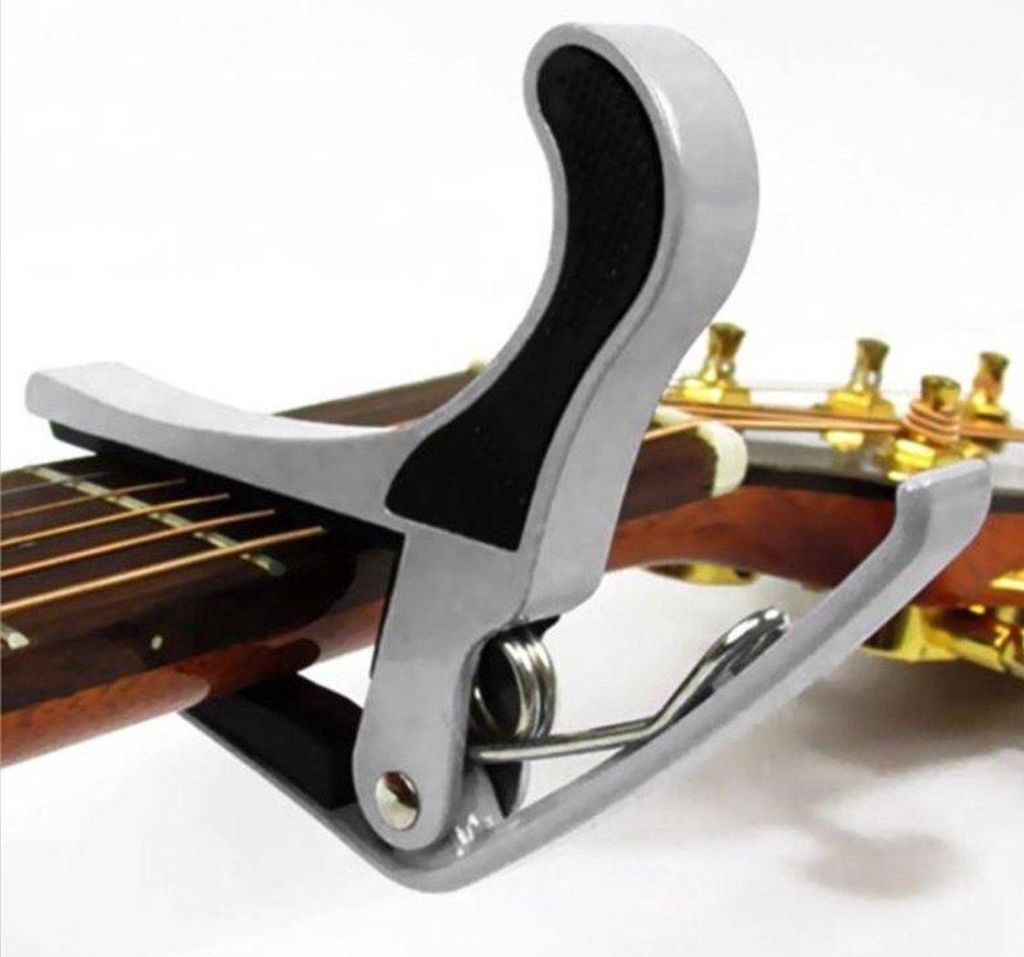 Jumadas - Kapodaster - Gitarre - Elektrisch - Akustisch - Aluminium - Silber
