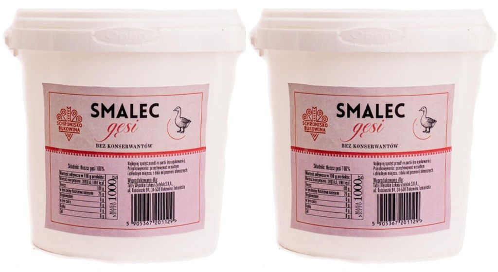 2 x saindoux d'oie de 1 kg - Schronisko Bukowina Image du produit 