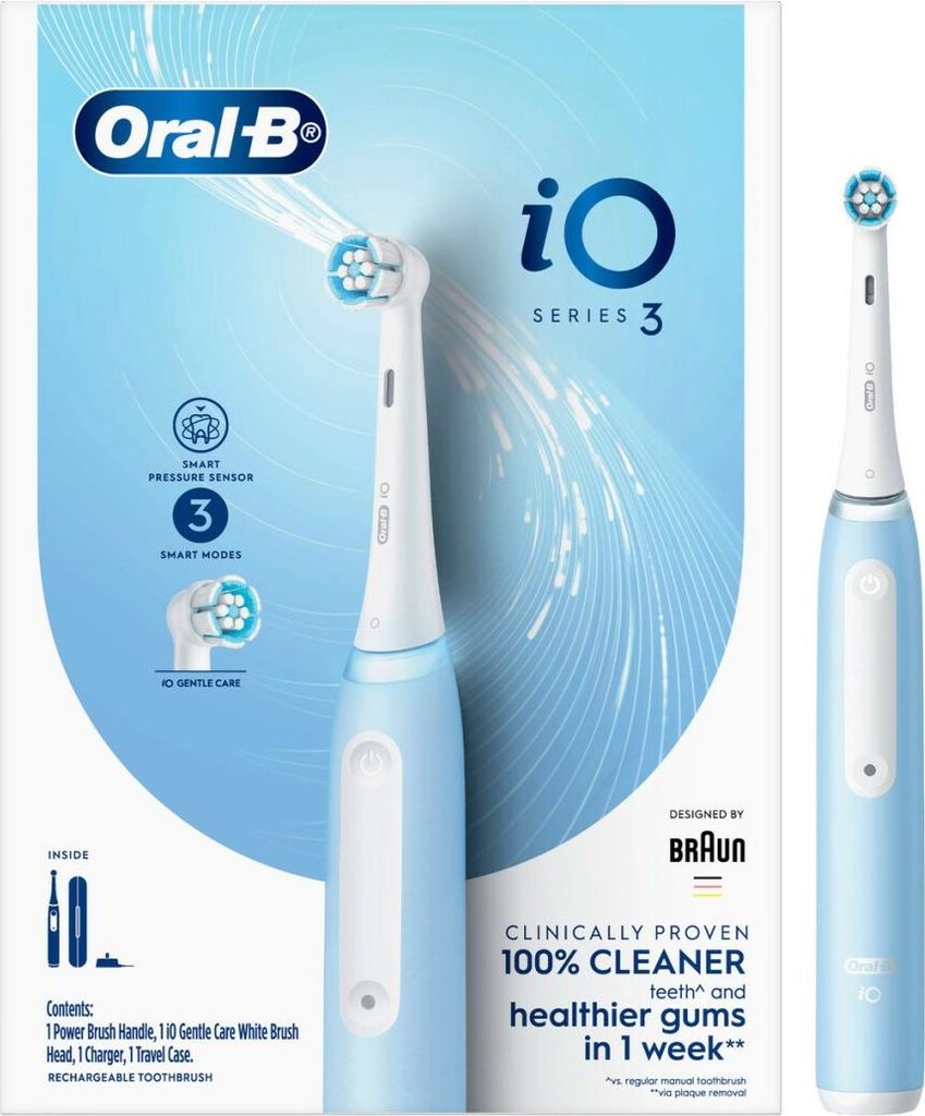 Elektryczna szczoteczka do zębów Oral-B iO 3N z uchwytem Zdjęcie produktu 