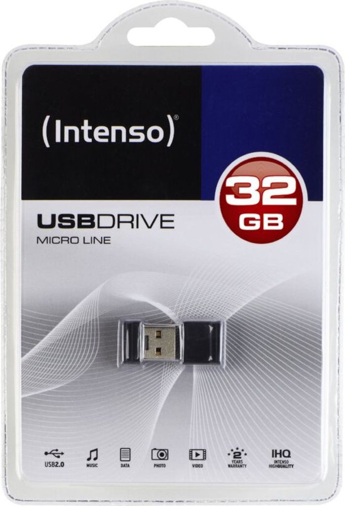 Chiavetta USB 32GB Intenso Micro Line Blister Immagine del prodotto 