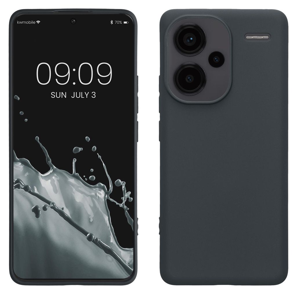 kwmobile Handyhülle für Xiaomi Redmi Note 13 Pro+ 5G / Redmi Note 13 Pro Plus 5G Hülle - TPU Case - Kabelloses Laden - Schutzhülle Cover in