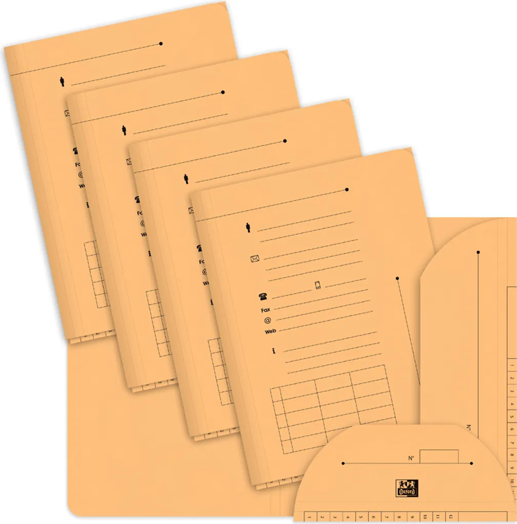 Porte-documents L'Oblique HV saumon 240g pour archivage efficace