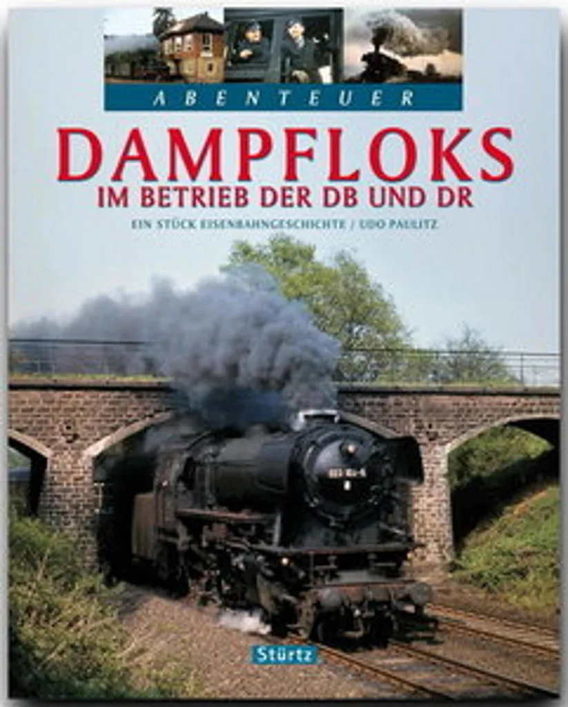 Album Photo Ferroviaire Dampfloks im Betrieb DB DR - Format Relié