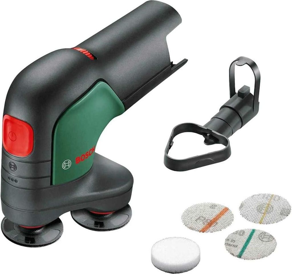 Bosch EasyCurvSander 12, Tellerschleifer, Velcro, Schwarz, Produktbild 