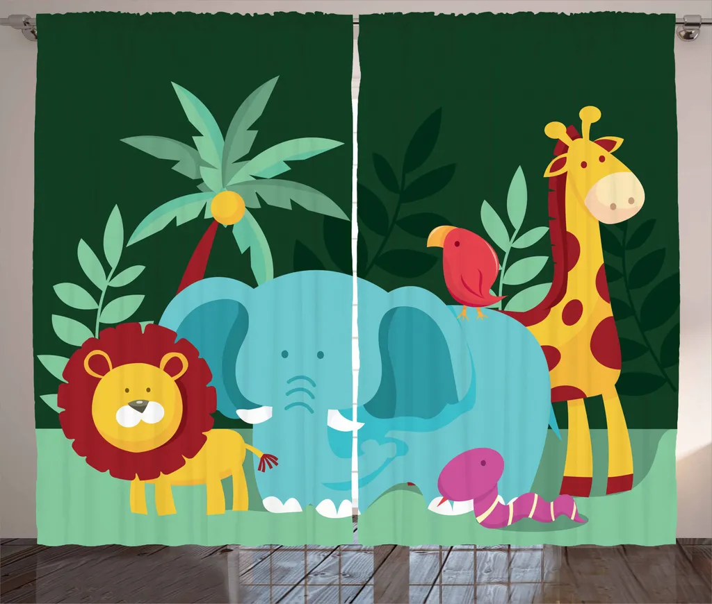 ABAKUHAUS Tenda Rustica 280x245 cm | Jungle Nursery Multicolore