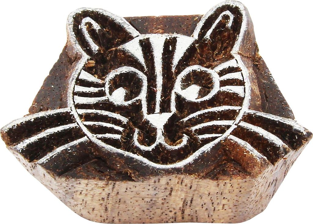 Stempel aus Holz - Katze 01 - 3 cm - Holzstempel