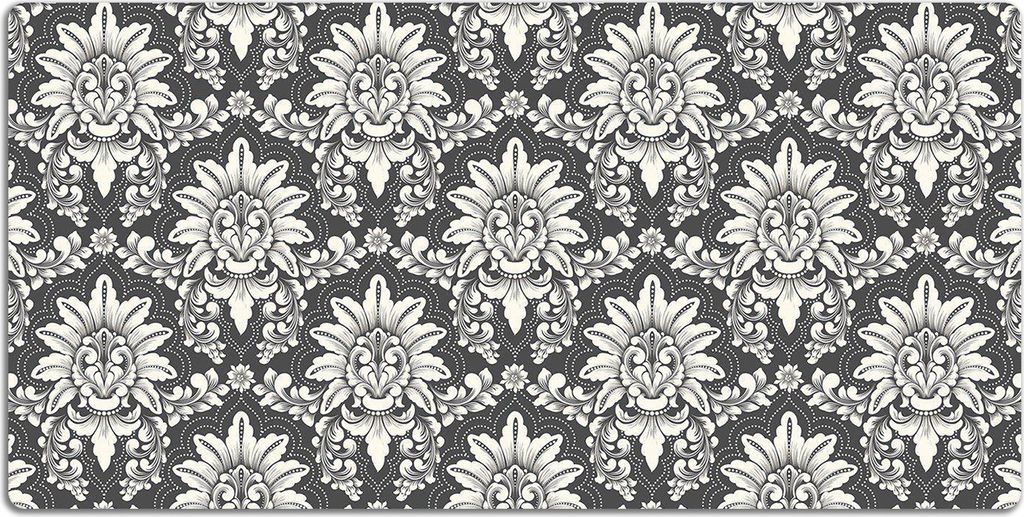Schreibtischmatte Tischunterlage 90x45 cm Mauspad - Damaskisches Muster