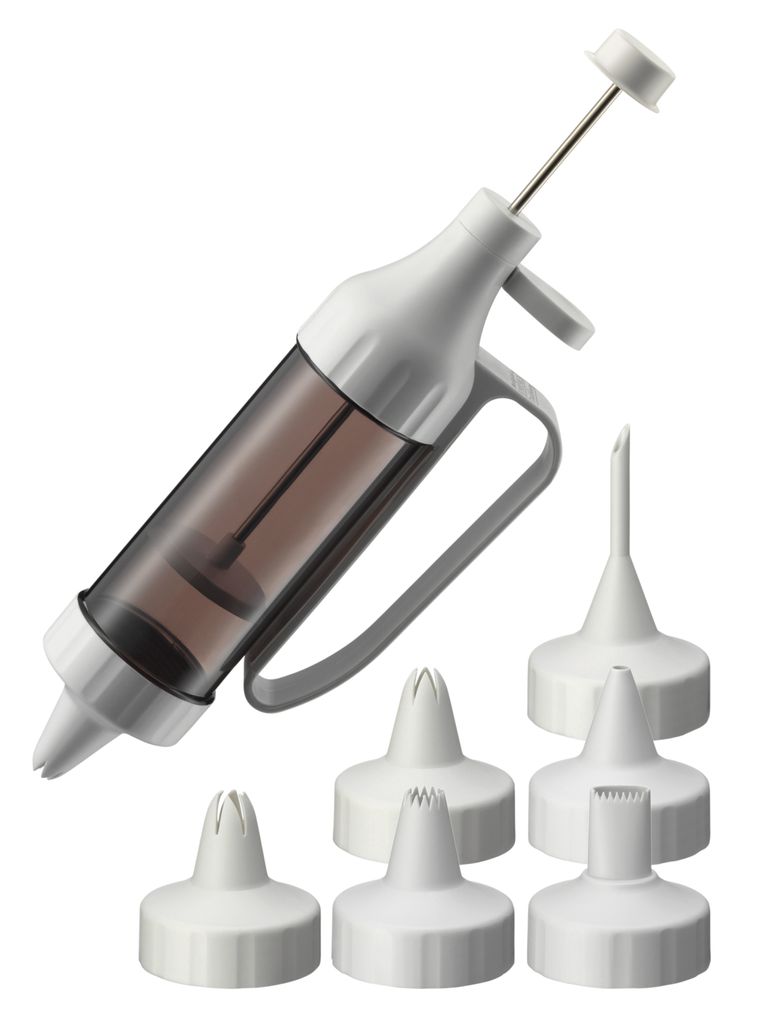 KAISER Inspiration Einhand-Garnierspritze, 8-teiliges Set Immagine del prodotto 