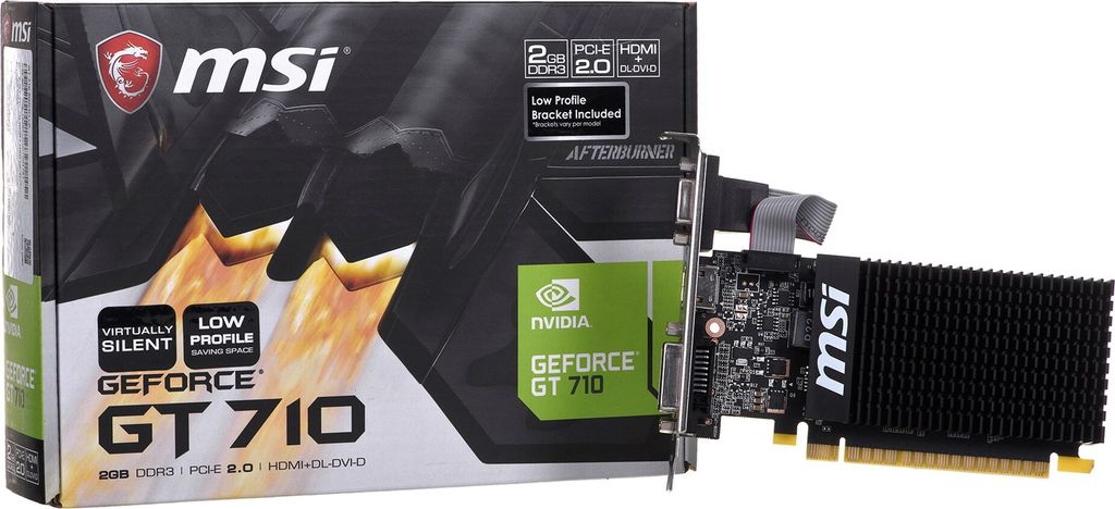 MSI GeForce GT 710 2GD3H LP 2GB DDR3 Grafikkarte - Produktbild 11