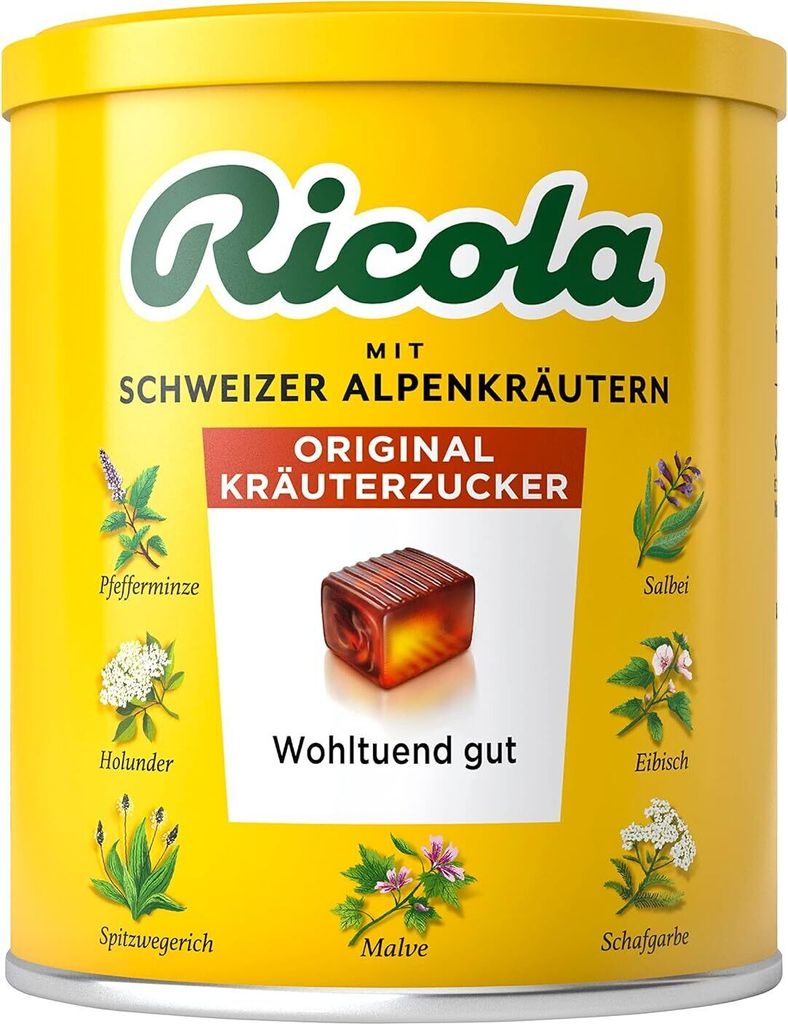 Ricola 10028611, 250 g, 1675 kJ, 400 kcal, 98 g, 76 g, Produktbild 