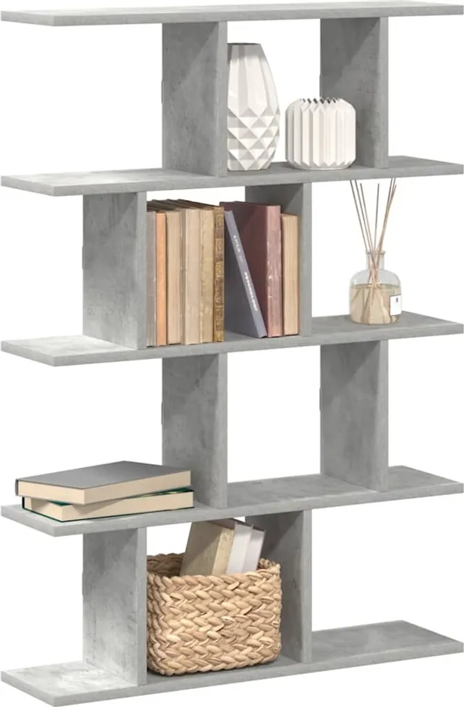 Maison Exclusive Scaffale a Cubi 12 Scomparti Grigio Cemento Moderno