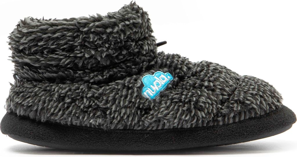 NUVOLA. Hausschuhe Herren Damen rutschfester Sohle warm gepolstert bequem darknegro 36/37 EU - UNBOC