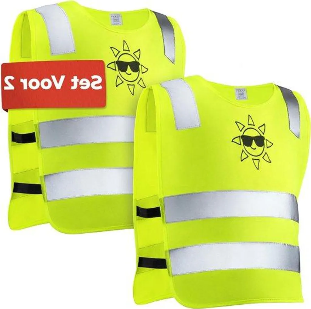 Gilet de sécurité réfléchissant jaune haute visibilité taille unique
