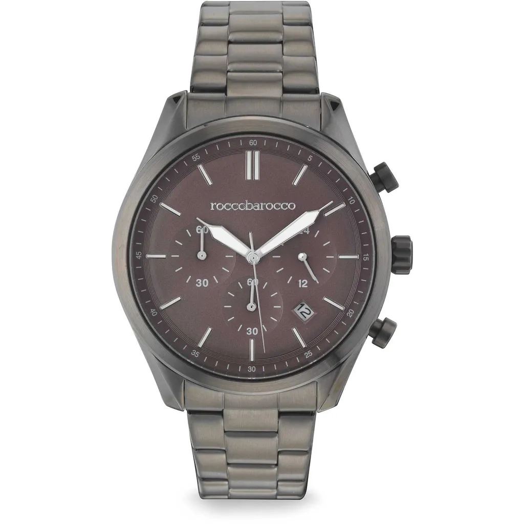 RoccoBarocco Uan Cronografo Grigio Scuro - Orologio Business Luxury