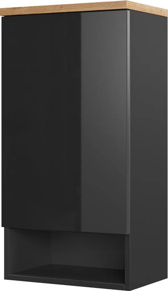 Meuble haut de salle de bain Vicco Eden Anthracite 40x77,5 cm design moderne