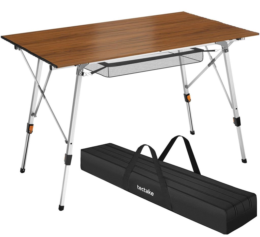 tectake® Aluminium Campingtisch Bastian faltbar 120 x 70,5 Produktbild 