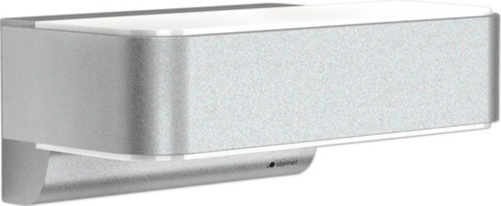 Steinel LED AUSSENLEUCHTE L 810 SC SI 087562 LED outdoor wall light (+ motion detector) w/o 9.8 W LED (monochrome) Silver