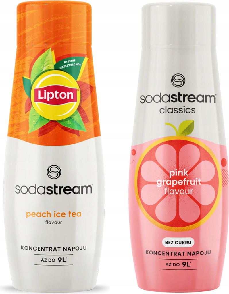 2x Lipton Ice Tea Peach Sodastream Sirup zuckerfrei