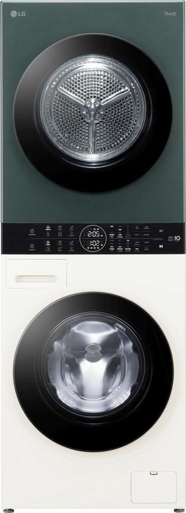 LG WT1210EGF Waschtrockner Freistehend Frontlader Grün, Weiß A