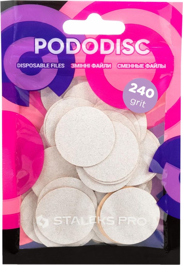 Staleks Pododisc Overlays L 240 grit 50 Stück Produktbild 