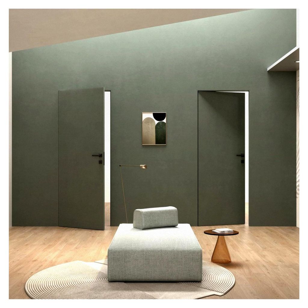 Umkehrbarer klappbarer Wanddrahthalter, anpassbarer Rahmen und Tür, Öffnung rechts/links, Standardgrößen (Weiß (lackierbar), 80 x 210 cm)