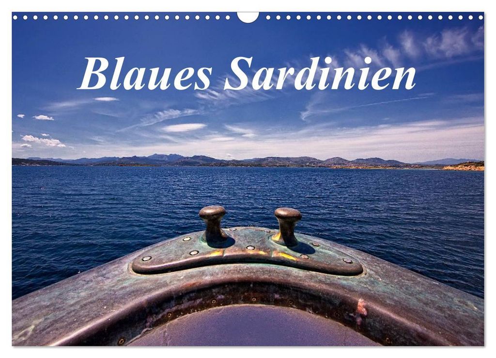 Blaues Sardinien (Wandkalender 2027 DIN A3 quer), CALVENDO Monatskalender