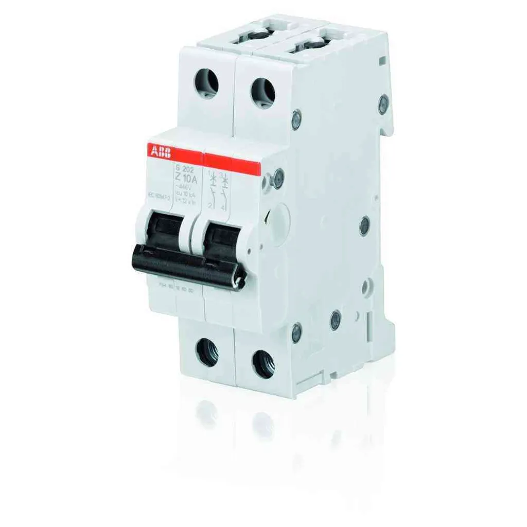 Sécurisez votre installation avec le disjoncteur ABB S202-B10 2P 10A