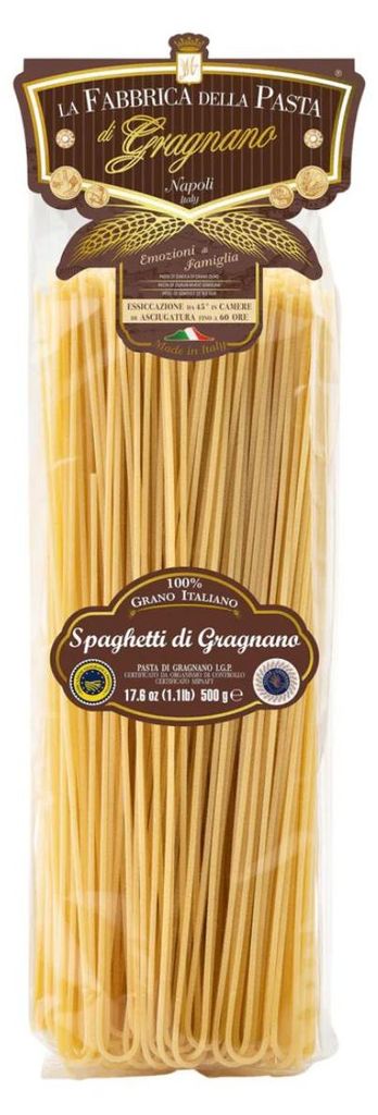 Spaghetti IGP, Trafilatura al Bronzo, 500g, La Fabbrica Della Pasta Di Gragnano