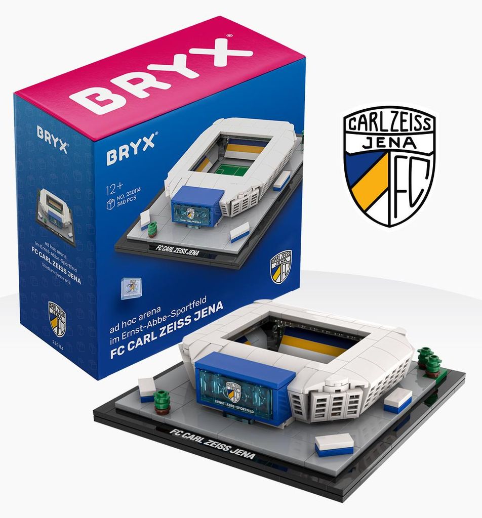BRYX ad hoc arena FC Carl Zeiss Jena – 340 Klemmbausteine Produktbild 
