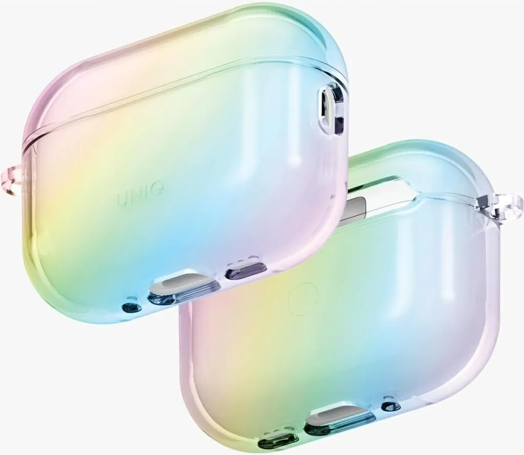 Etui UNIQ Iridescia AirPods Pro 3 Custodia da appendere holo quarzo