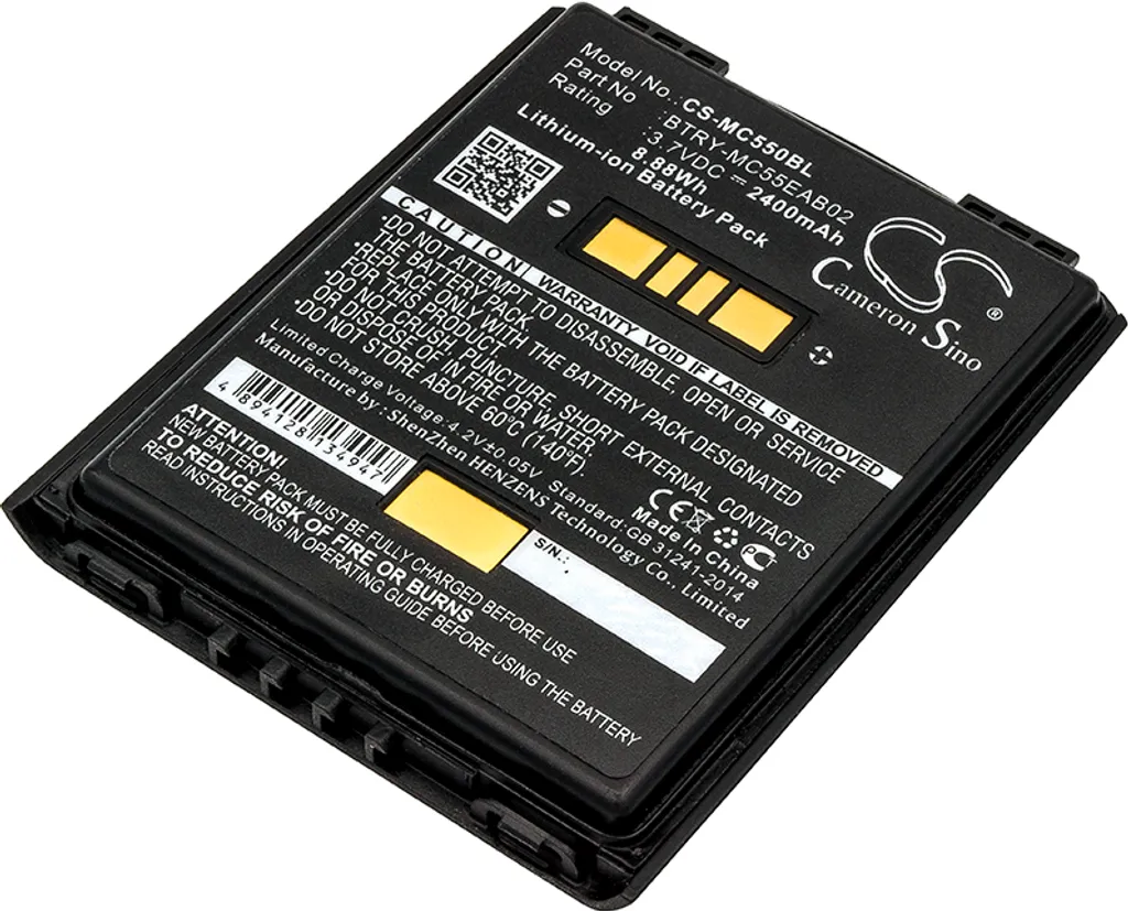 Batterie Haute Capacité MC55 2400mAh pour Symbol MC65 MC67 82-111094-01