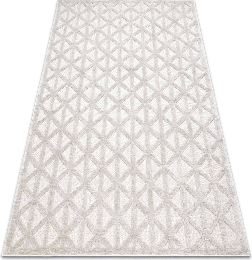 Teppich SANTO SISAL 58500 Dreiecke, geometrisch beige beige 120x170 cm