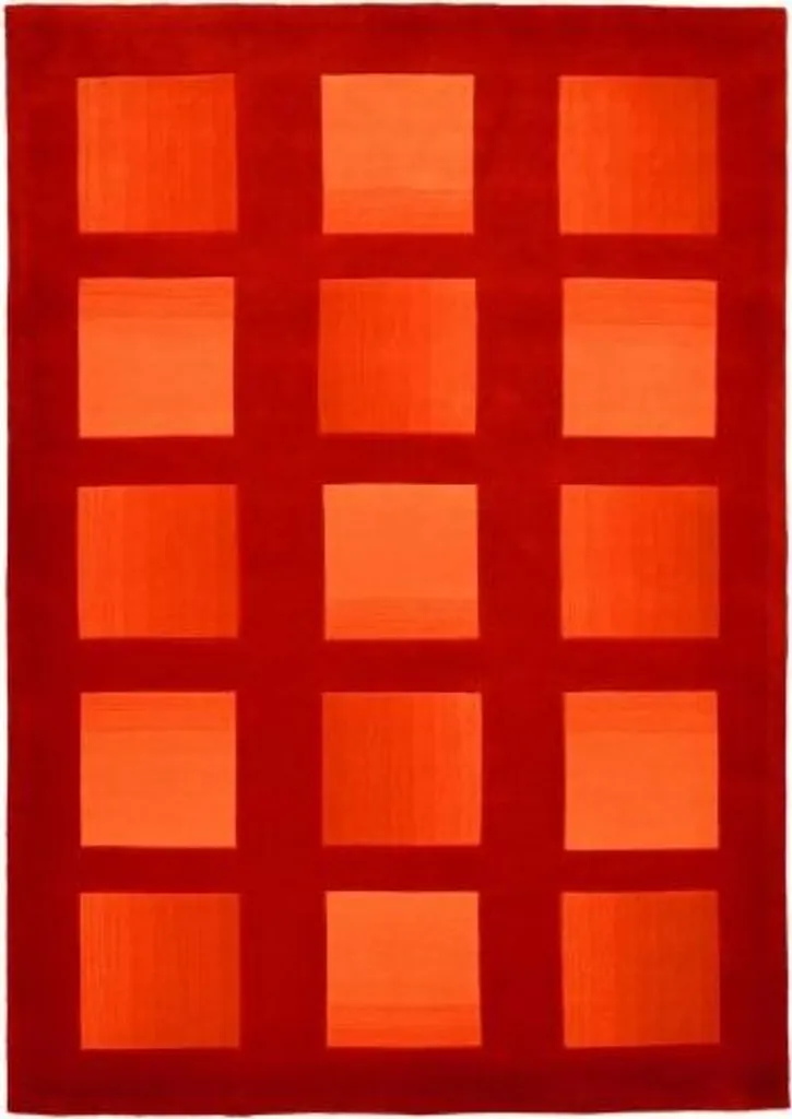 Tapis Orange Casablanca 1014-06 en 140x200 cm - Texture Douce et Durable