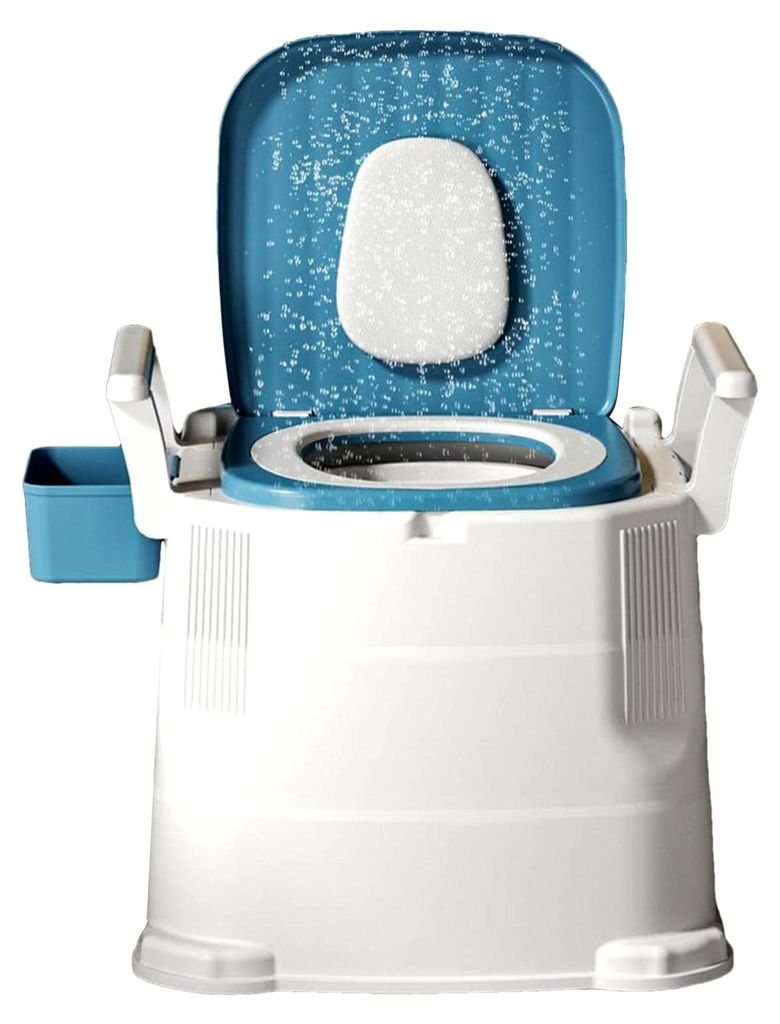 Tragbare Toilette – Toilettensitz für Kleinkinder, 46 x 42 x 52 cm | Lern-Töpfchen für Babys mit faltbarer Aufbewahrung | tragbare Toilette f...