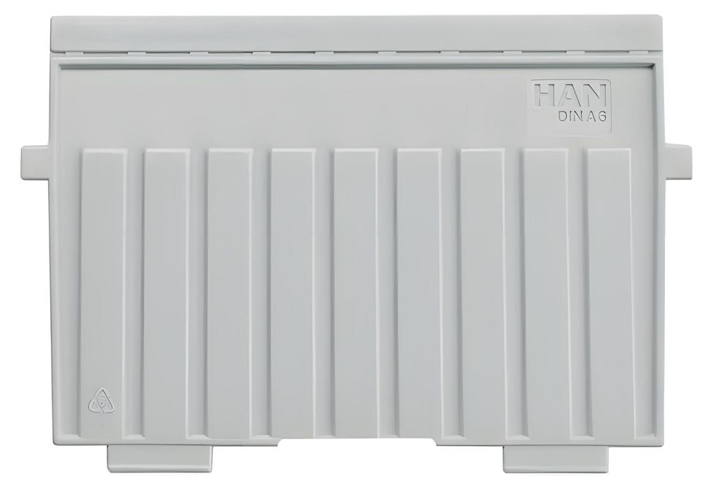 Trennplatte Kartonage Han A6 quer hellgrau | 5 Stück Produktbild 