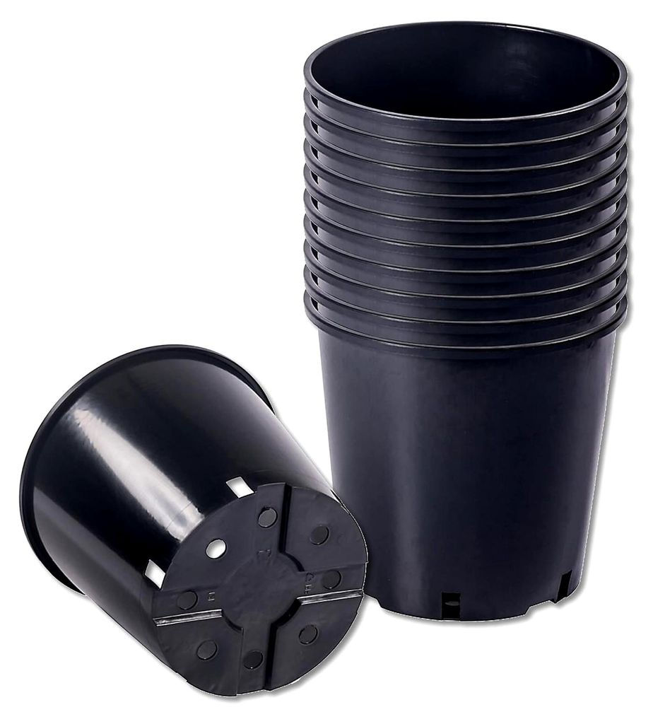 10 Stück Pflanztöpfe Rund 12 Liter Blumentöpfe Ø 26 cm
