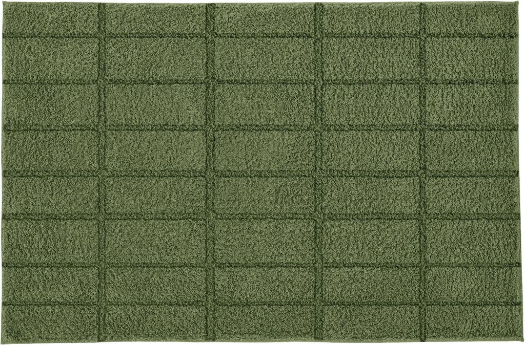 Kleine Wolke Badteppich TILES Forest 60 x 100 cm