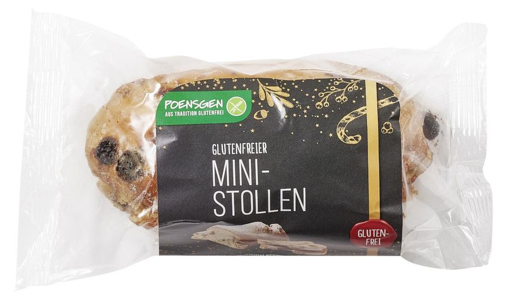 Poensgen, bezlepkový vánoční chléb "Ministollen", klasické Obrázek produktu 